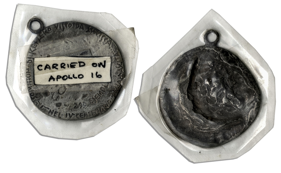 Jack Swigert's Pendant Coin Carried on Apollo 16 -- Coin Celebrates the 400th Anniversary of Johannes Kepler's Birth